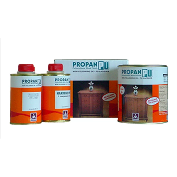 Non Yellowing PU Propane Wood Paint 1 Liter Package