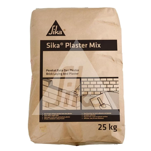 Semen Sika Plaster Mix Abu-Abu 25kg 